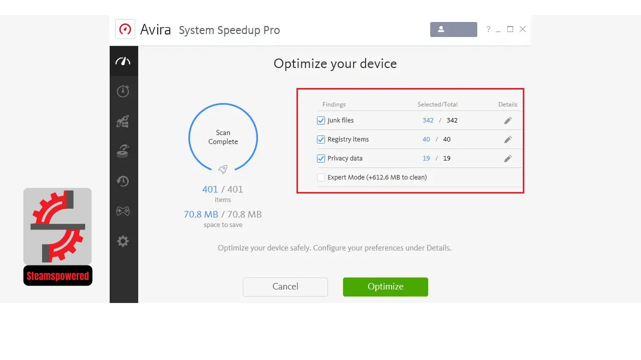 Avira System Speedup Pro