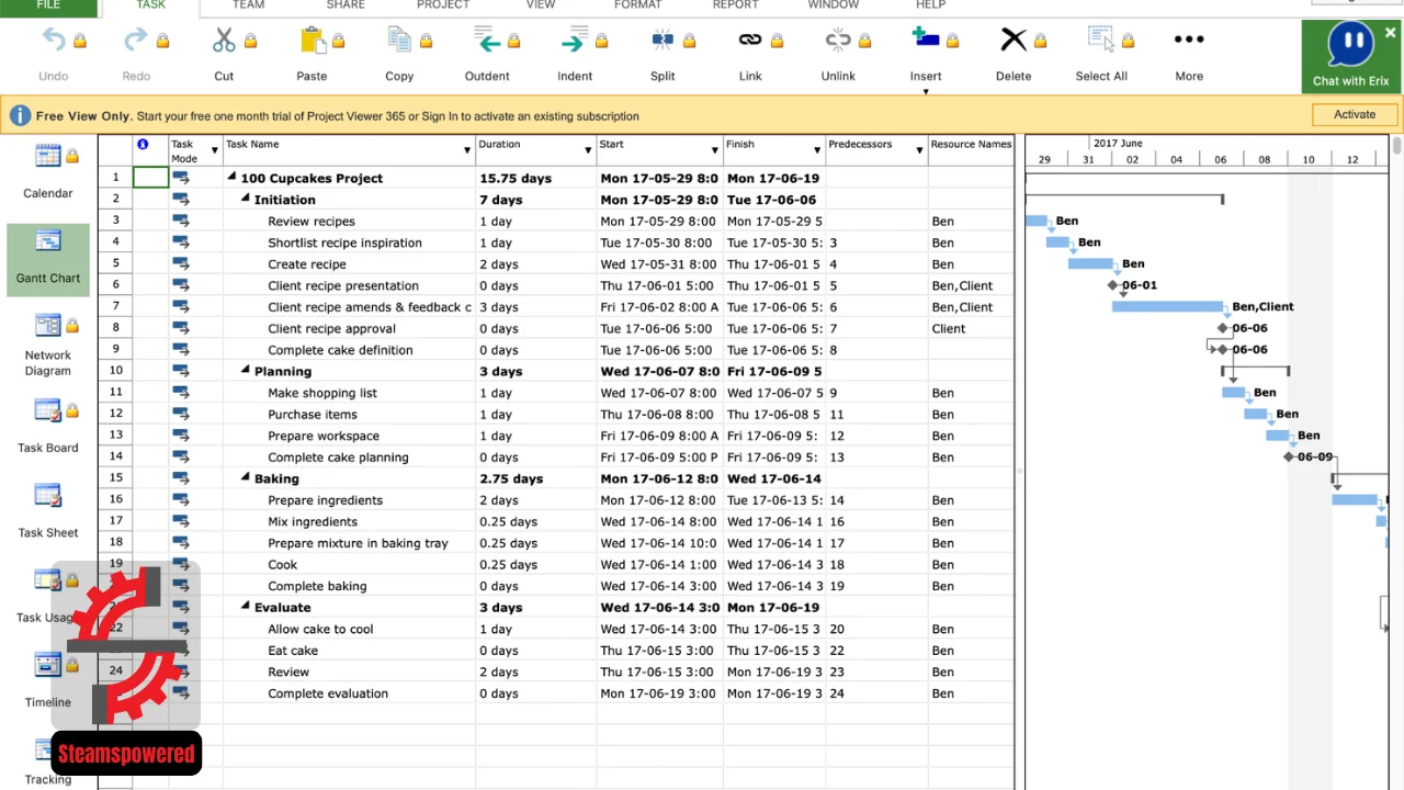 Steelray Project Viewer