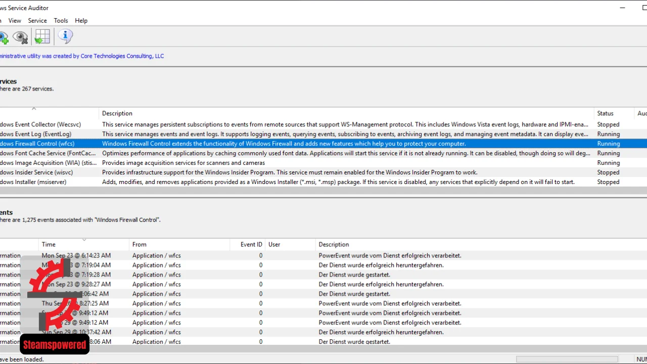 Windows Service Auditor