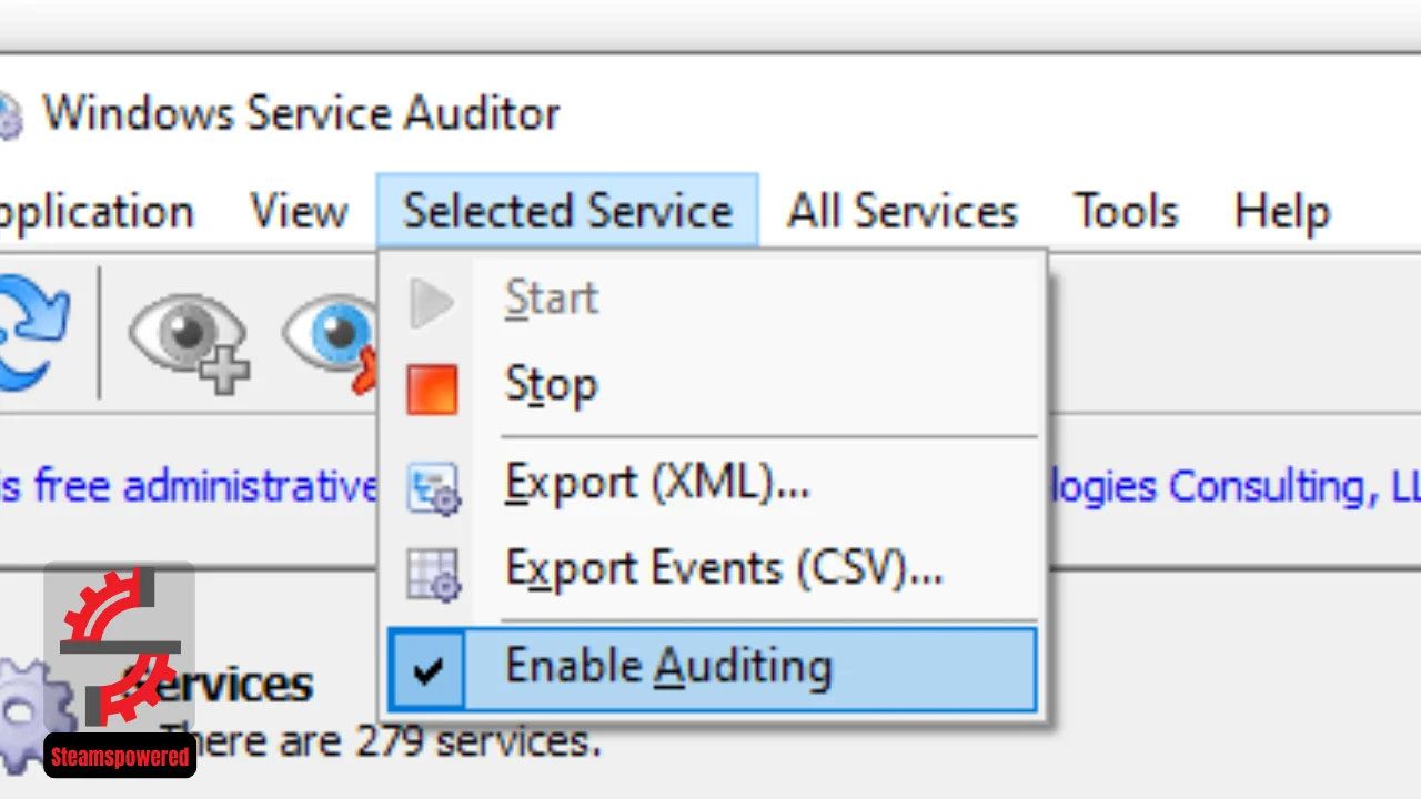 Windows Service Auditor